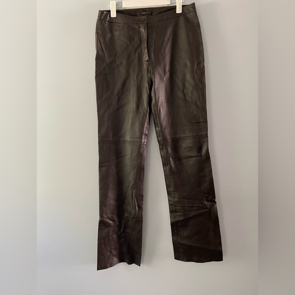 Vintage Y2K BCBG Maxazria leather pants